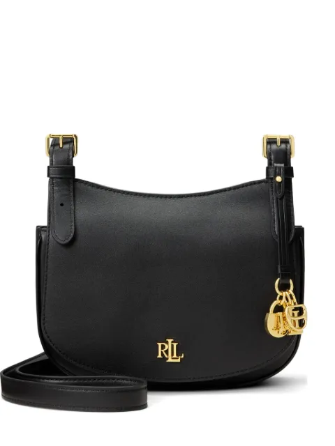 Lauren Ralph Lauren Marcy charm-detail crossbody bag Black 431P06070