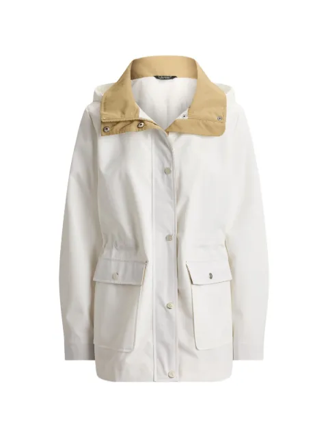 Lauren Ralph Lauren hooded funnel-neck parka White 297P18060