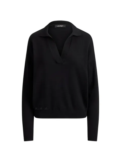Lauren Ralph Lauren polo-collar sweater Black 200P14056