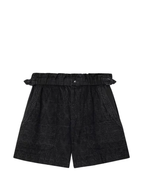 MARANT ÉTOILE Kisha shorts Black SH0328FAD3I01E