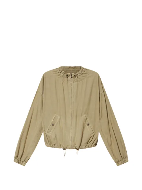 MARANT ÉTOILE Plume jacket Green VE0372FED3J12E
