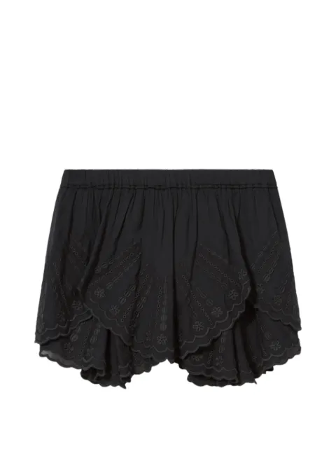 MARANT ÉTOILE Layale shorts Black SH0329FAD3J10E