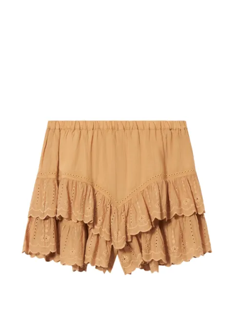 MARANT ÉTOILE Jocadia shorts Brown SH0021FFD3J10E