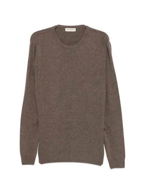 SERGIO MORETTI FIRENZE crew-neck long-sleeve sweater Brown 659925210BR
