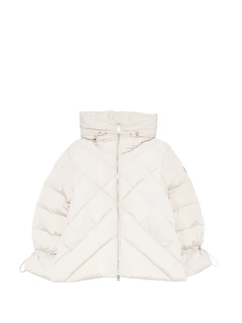 SERGIO MORETTI FIRENZE quilted hooded jacket Neutrals 658025207BR