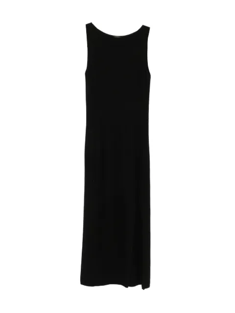 SERGIO MORETTI FIRENZE sleeveless side-slit midi dress Black 659725206