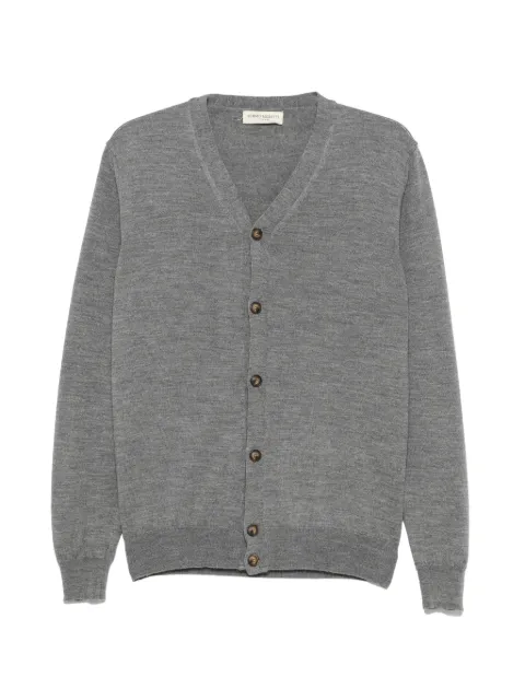 SERGIO MORETTI FIRENZE V-neck button-up cardigan Grey 659925208