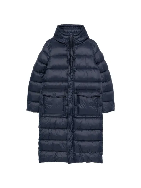 SERGIO MORETTI FIRENZE padded hooded coat Blue 658025209BLU
