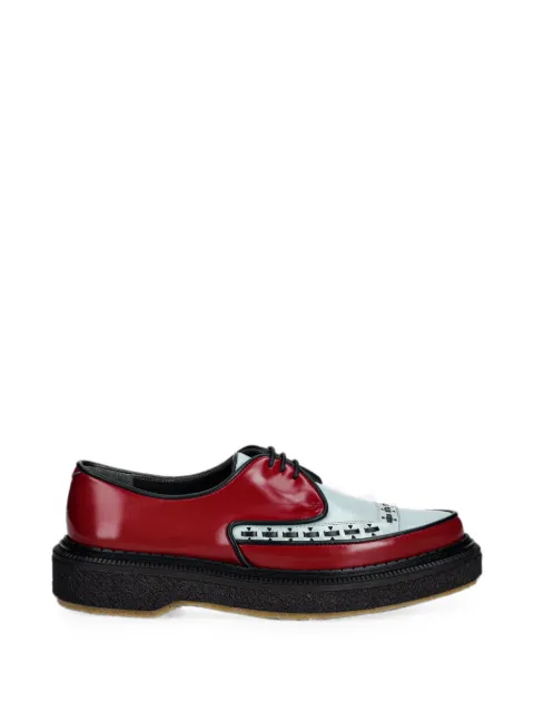 Adieu Paris woven-detail derby shoes Red TYPE101