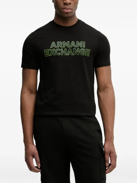 Armani Exchange logo-print T-shirt Black XM002413AF10361