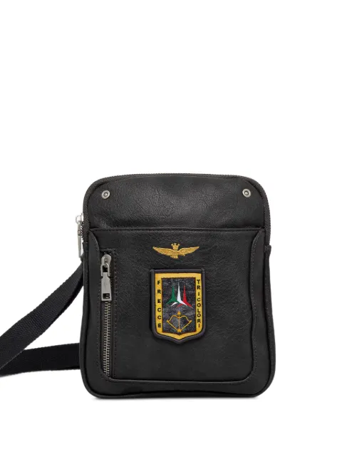 Aeronautica Militare patch-detail belt bag Black AM470