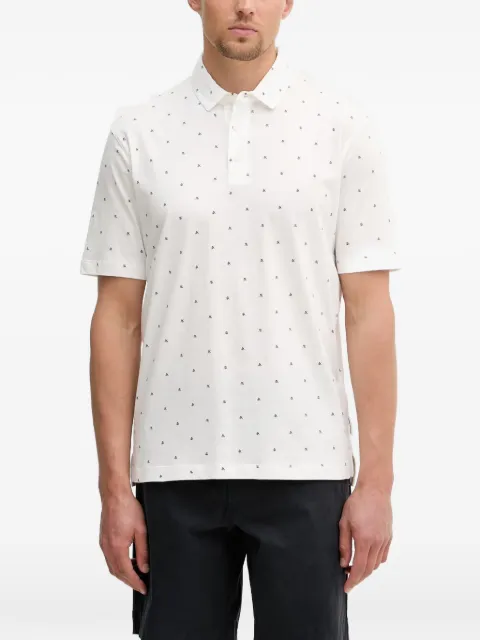 Armani Exchange logo-print polo shirt White XM000735AF10356