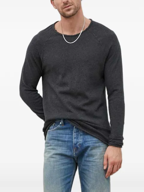 American Vintage raw-edge raglan-sleeve T-shirt Grey MSON24GE24
