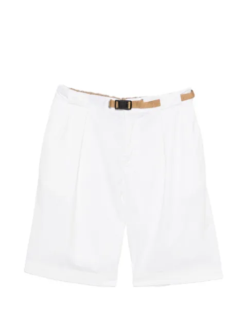 White Sand belted pleated shorts White 26SU52190