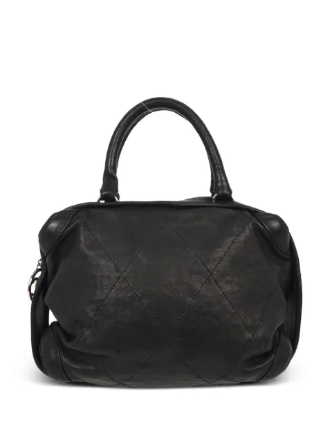 CHANEL Pre-Owned 2005-2006 Wild Stitch quilted leather handbag Black 187365