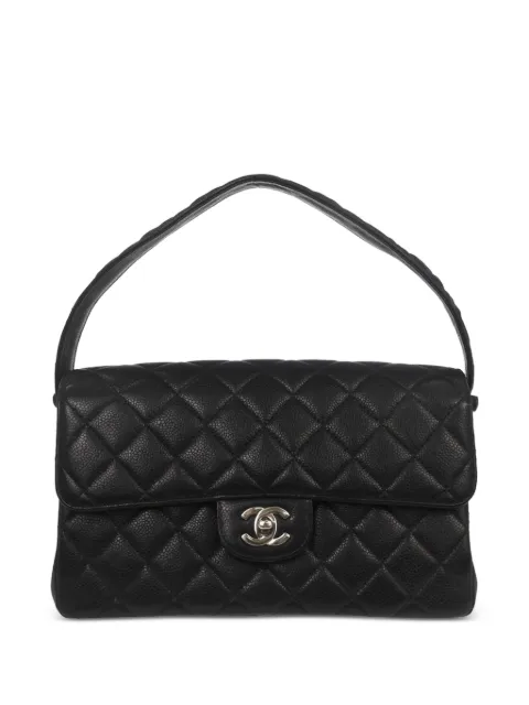 CHANEL Pre-Owned 1996-1997 Double Sided Flap shoulder bag Black 187448