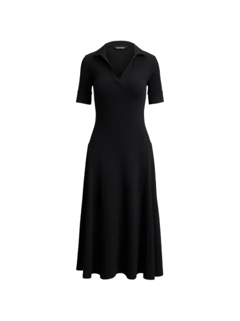 Lauren Ralph Lauren rib-knit midi dress Black 200P14037