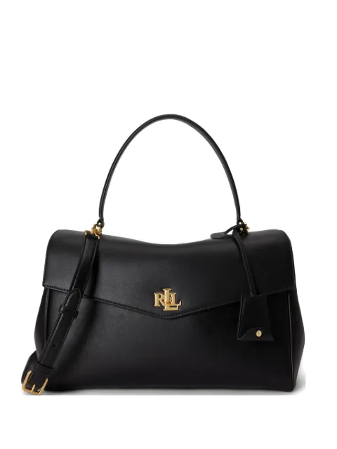 Lauren Ralph Lauren medium Farrah leather satchel bag Black 431P11738
