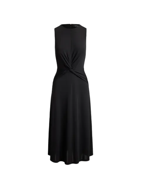 Lauren Ralph Lauren twist-front A-line dress Black 200P14029