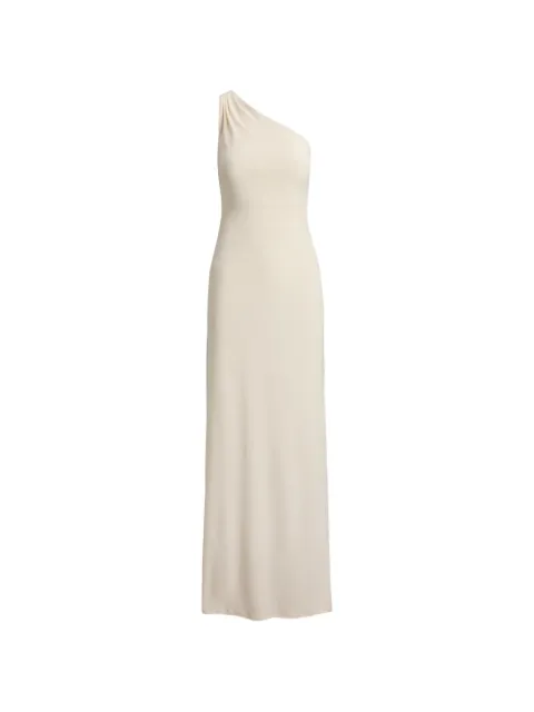 Lauren Ralph Lauren one-shoulder maxi dress White 253P13865