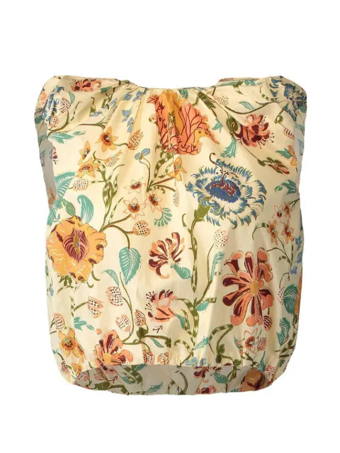 Ulla Johnson Gracie floral-print top Neutrals PF260236ABA