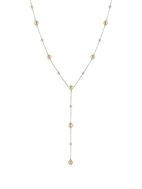Dana Rebecca Designs Sadie Pearl and diamond necklace Gold N4808YELLOW16
