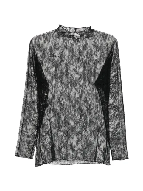 Carine Gilson lace top Black CR1530BBW26BLK