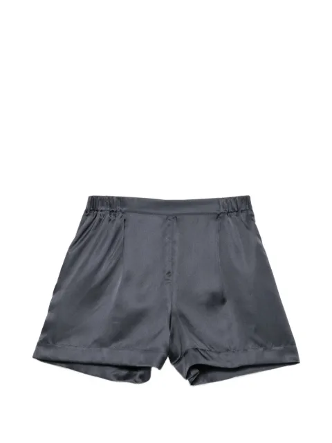 Carine Gilson satin shorts Grey SD0564VW26NDG