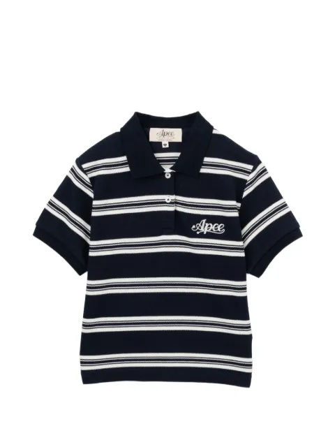 APEE™ by *A BATHING APE® striped polo shirt Blue 0PXPOAS00156