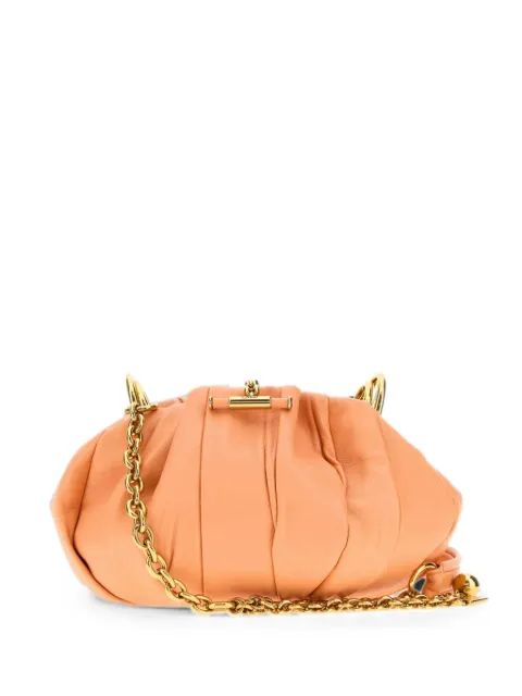 Chloé plissé shoulder bag Orange CH26US765S27