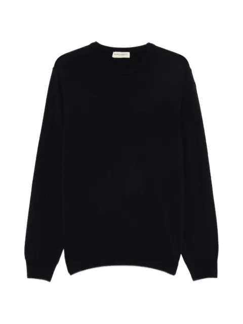 SERGIO MORETTI FIRENZE crew-neck long-sleeve sweater Blue 659925203BLU