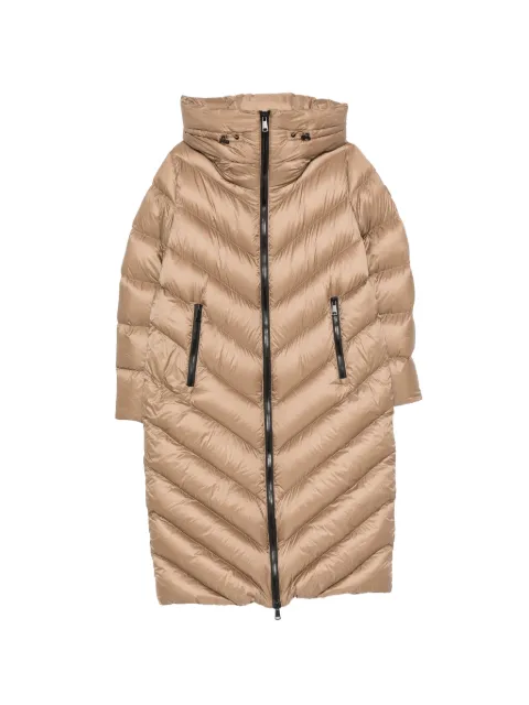 SERGIO MORETTI FIRENZE quilted hooded coat Neutrals 658025203