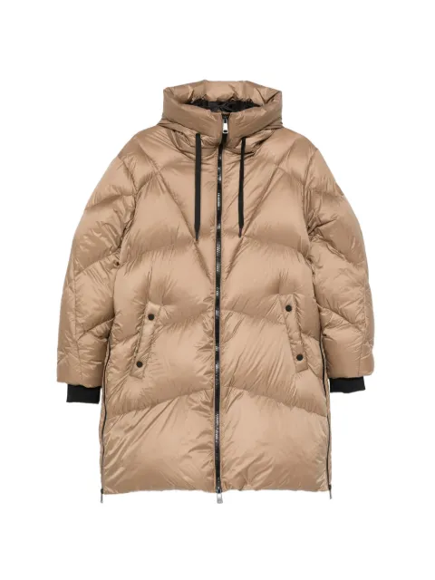 SERGIO MORETTI FIRENZE padded hooded coat Neutrals 658025200BEI