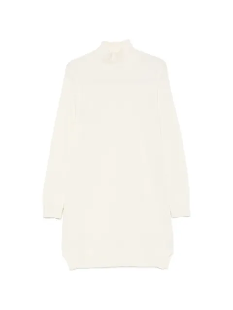 SERGIO MORETTI FIRENZE high-neck knitted dress Neutrals SMR6597