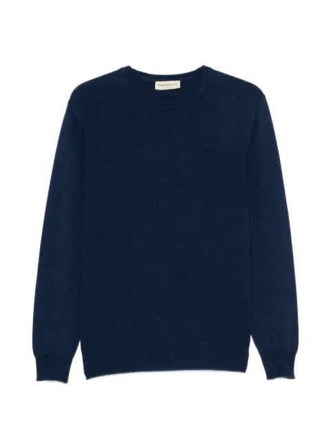 SERGIO MORETTI FIRENZE crew-neck sweater Blue 659925209BLU