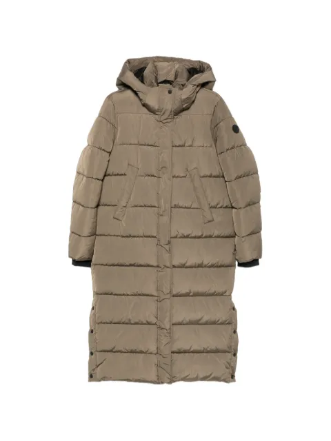 SERGIO MORETTI FIRENZE zip-up hooded puffer coat Green 658025202