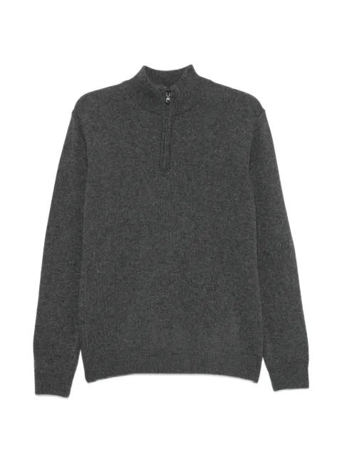 SERGIO MORETTI FIRENZE quarter-zip sweater Grey 659925211