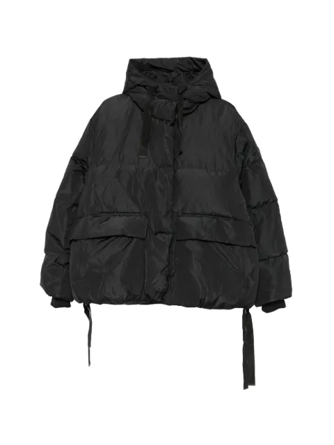 SERGIO MORETTI FIRENZE hooded padded jacket Black 658025206BLA