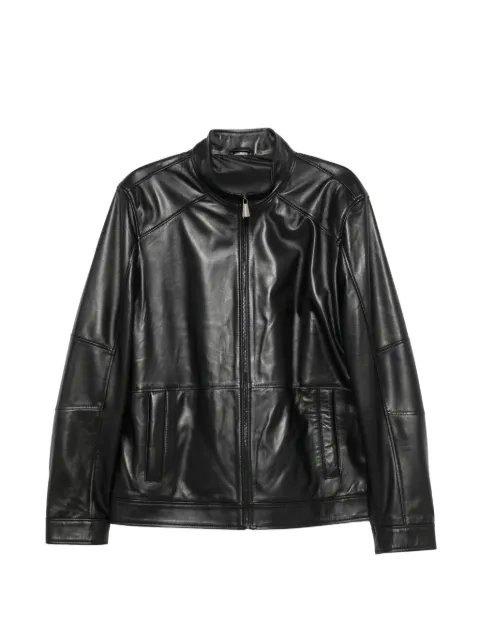 SERGIO MORETTI FIRENZE leather jacket Black 662926201