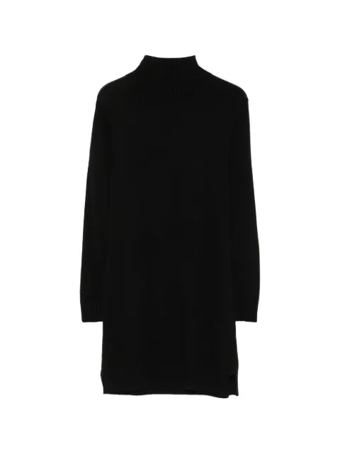 SERGIO MORETTI FIRENZE ribbed-knit high-neck mini dress Black 659725208BLA