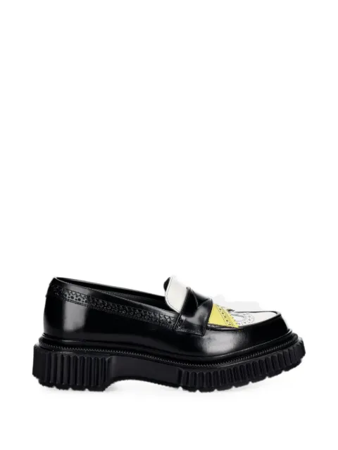 Adieu Paris brogue-detail platform loafers Black TYPE203SS26