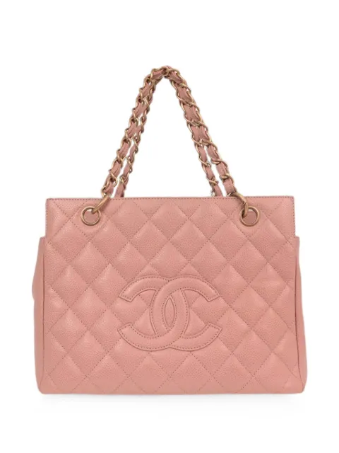 CHANEL Pre-Owned 2000-2002 diamond-quilted leather handbag Pink 187361