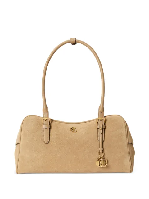 Lauren Ralph Lauren large Marcy suede shoulder bag Neutrals 431P15643