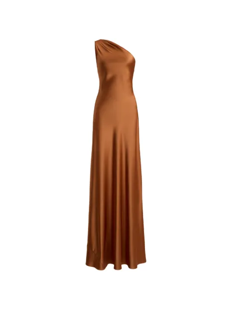 Lauren Ralph Lauren one-shoulder maxi dress Brown 253P14047