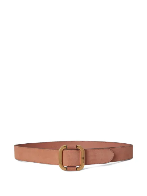 Lauren Ralph Lauren slide-buckle suede belt Pink 412951457
