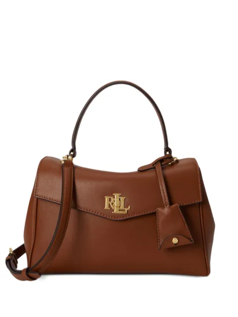Lauren Ralph Lauren small Farrah leather satchel bag Brown 431P15611