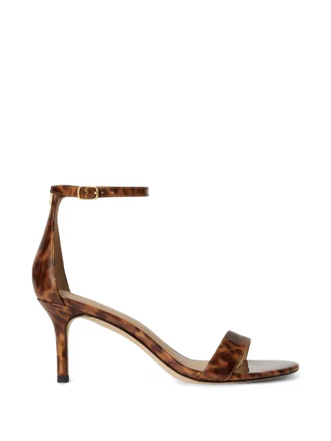 Lauren Ralph Lauren Allie tortoiseshell-print sandals Brown 802P15743