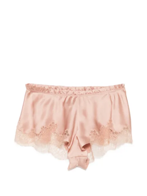 Carine Gilson lace-trim pajama shorts Pink CR0768MEW26VISVIS