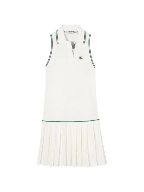Burberry cotton piqué tennis dress White 8126012