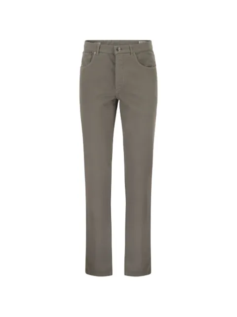 Brunello Cucinelli garment-dyed five-pocket trousers Grey M252DI1780C6345
